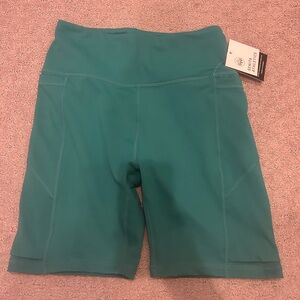 Senita Athletics Teal Bike Shorts